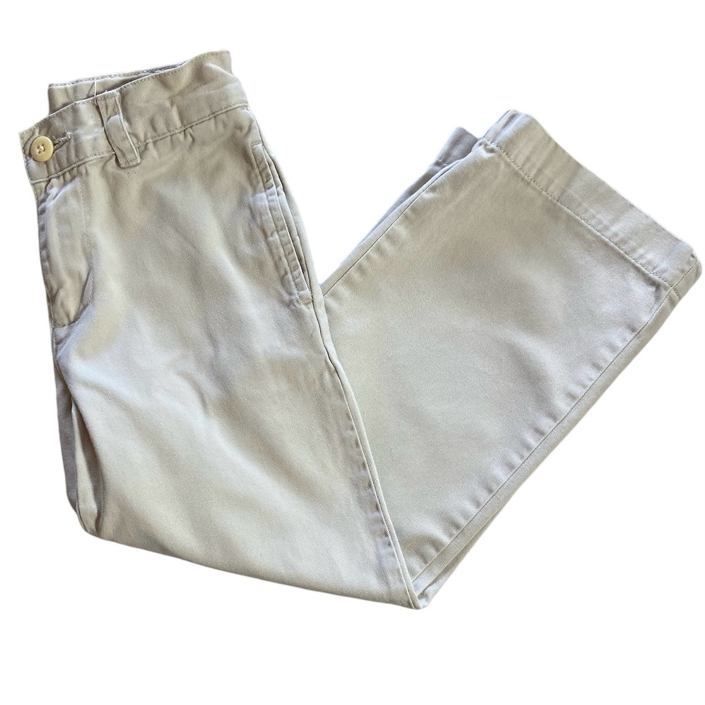 Polo by Ralph Lauren Kid’s Khakis 100% Cotton Adjustable Tab Waist Tan Size 5 - Picture 3 of 8